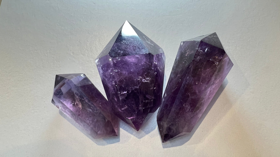 Amethyst Double Points