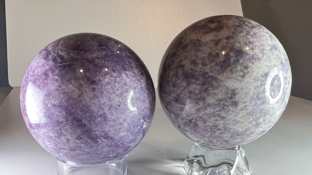 Lepidolite Spheres