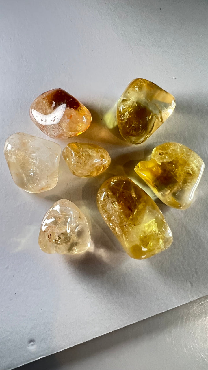 Smoky Citrine Tumbles