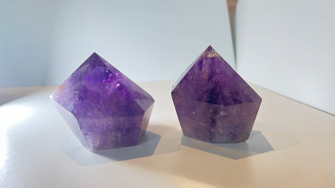 Amethyst Dimond Points