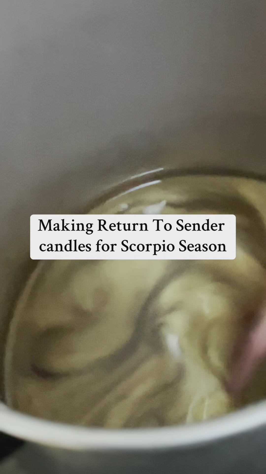 Return To Sender Candle