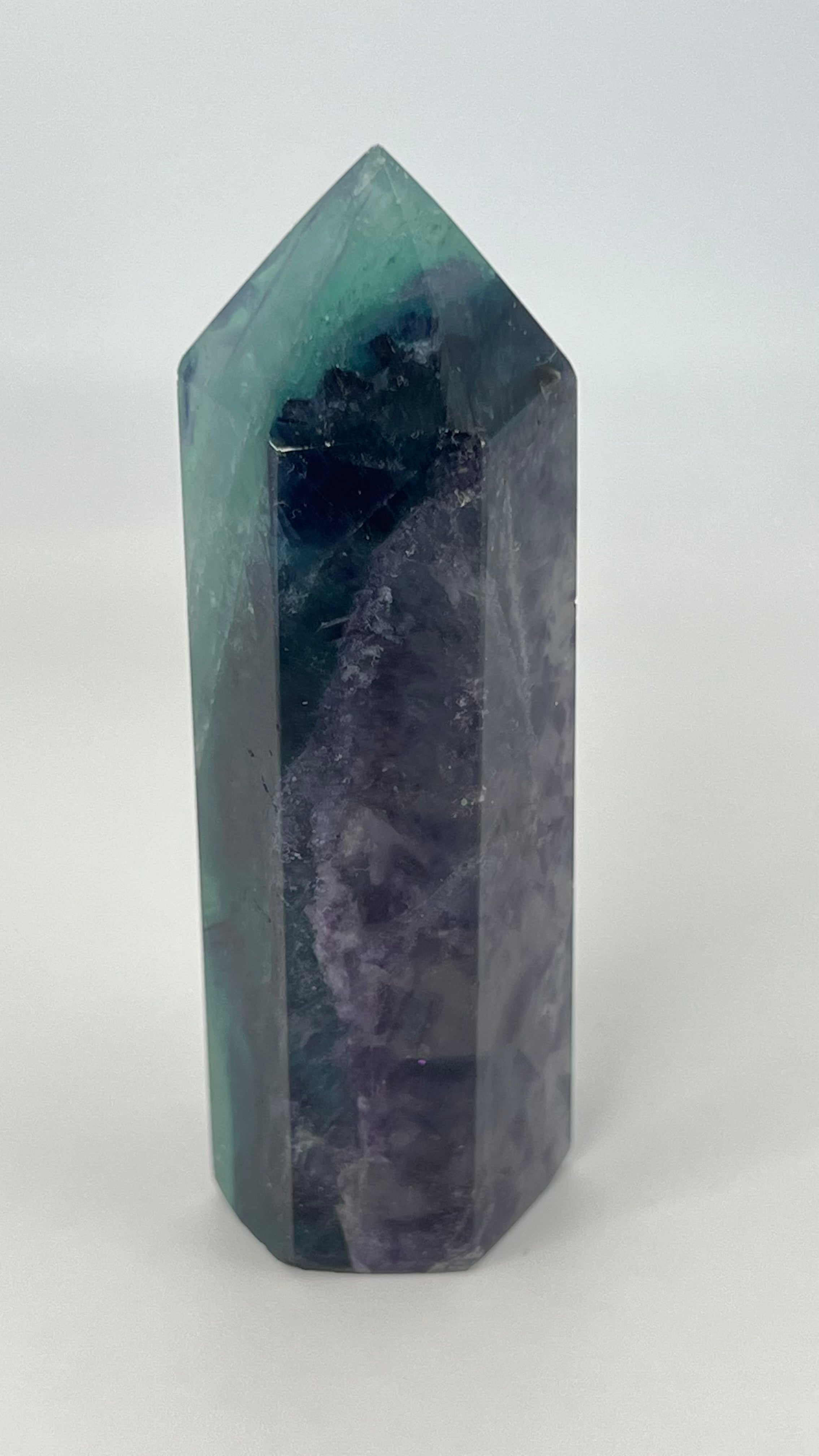 Dark Fluorite Crystal Tower
