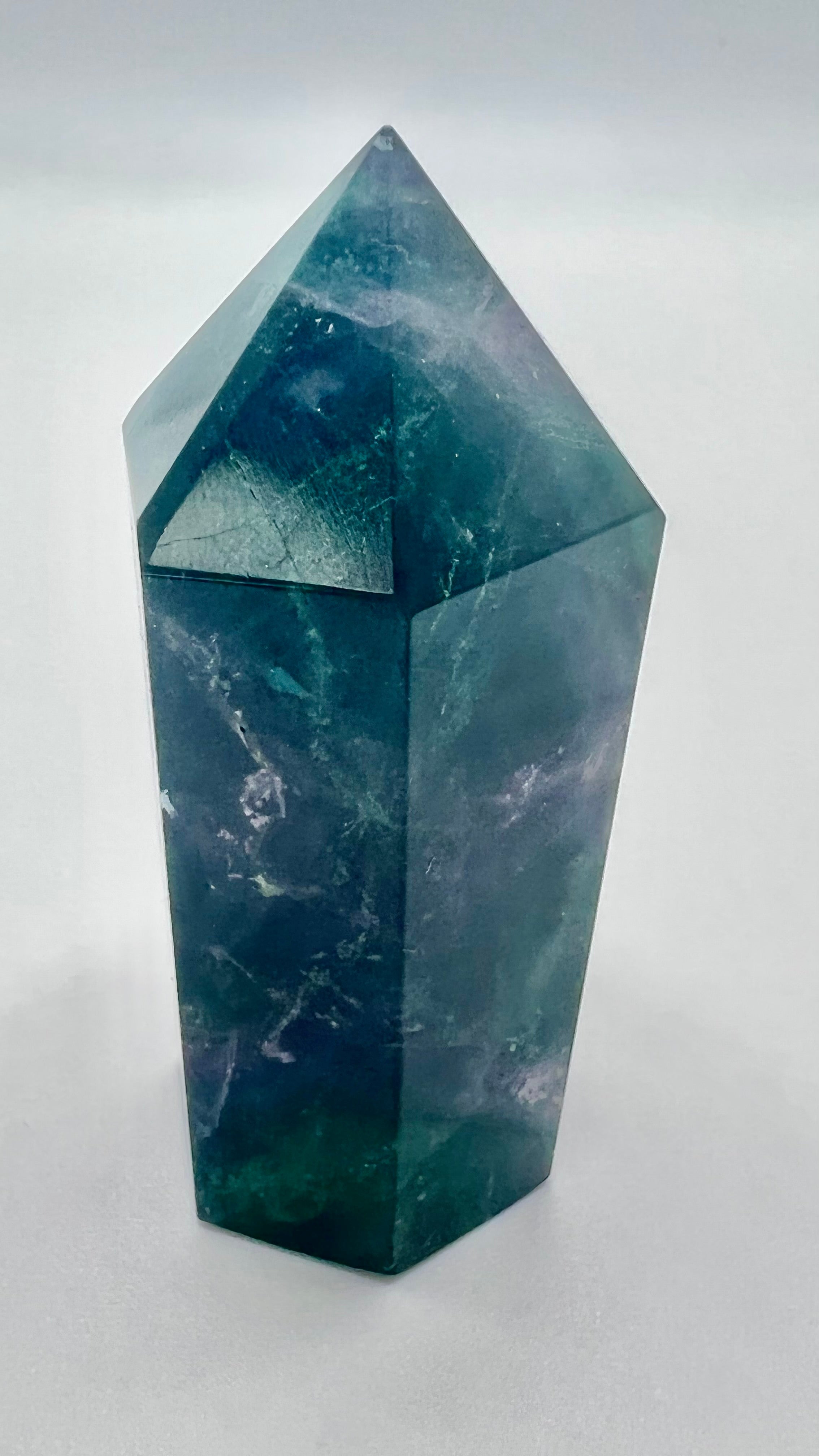 Dark Fluorite Crystal Tower